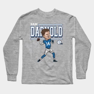 Sam Darnold Carolina Cartoon Long Sleeve T-Shirt